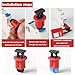 AACGIN 2 Kinds of 6Pack Pin Out Standard Circuit Breaker Lockout Device Industrial Grade Miniature Loto Device Breaker Switch Lock for Electrical Lockout, OSHA Compliant.