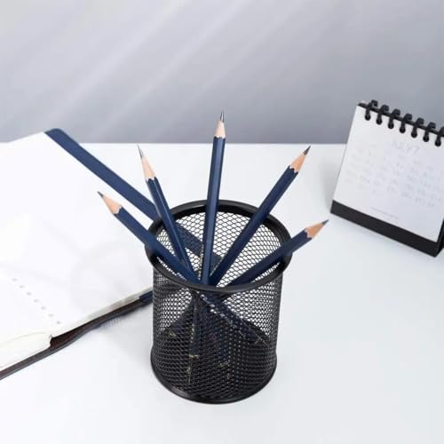 Porta Lápis Aramado Kit 4 Unidades Organizador de Caneta Bancada Escritório Home Office Escrivaninha