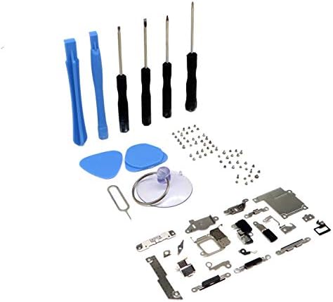 Internal Metal Plate Cover Parts for iPhone 5S SE,Bracket Replacement Inlcuding Complete Full Screw Set and Reapir Tool Kit for iPhone 5S SE