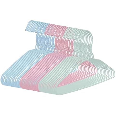 Duffy® 40 Mixed Colour Galvanised Coat Hangers Cover