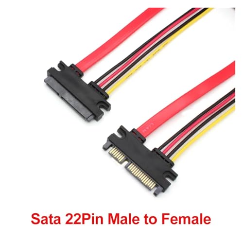 Cable adaptador SATA hembra a hembra 25 cm miniatura 4