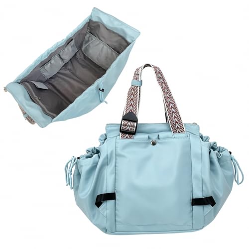 AXKYPRO Womens Everyday Tote Bag Diaper Bag Baby Bag Newborn Essentials Large Capacity Baby Christening Gift Baby RegistryBlue
