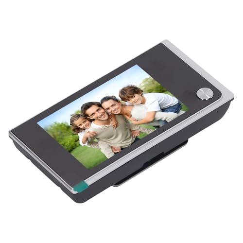 Monitor Visual de Timbre de Puerta y Mirilla Digital con Pantalla LCD de 3.5 Pulgadas, Cámara Sensor de Imagen de 1MP, Mirilla de Aleación de Zinc y Intercomunicador Unidireccional para Hogar y Oficina miniatura 3