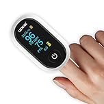 LOOKEE A320 Premium Pulse Oximeter Finger Heart Rate Oxygen Monitor | Proudly Canadian | SpO2 Blood Oxygen Level | Medical Accuracy, Alarm & PI | OLED Display | Batteries & Lanyard