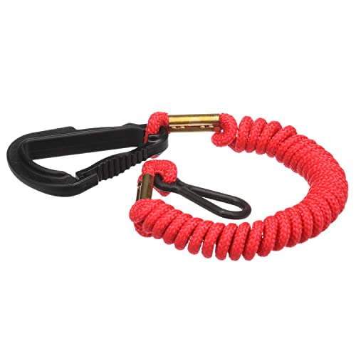 Quicksilver 8M0092850 Emergency Stop Switch Marine Safety Lanyard, Bright Red Finish, 54