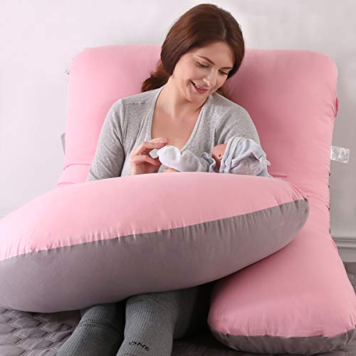 SHANNA Pregnancy Pillow, Maternity Support Pillow Full Body Pillow G shaped Upgrade Support for Back, Hips, Legs, Belly… - Image 7