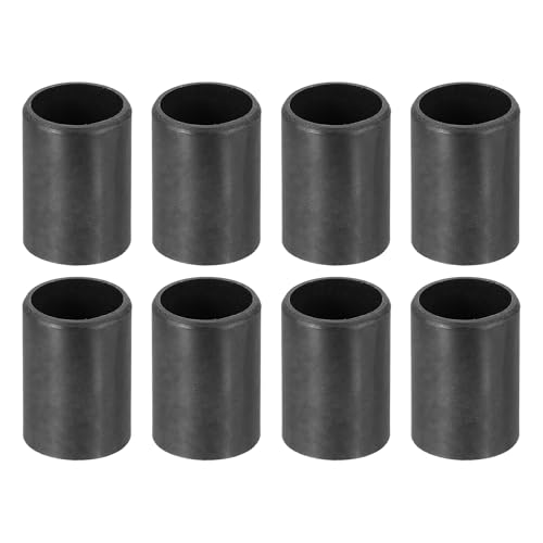 QUARKZMAN 8Pcs Cojinete De Manga De Plástico Con Casquillos ID 10mm x OD 12mm x Longitud 17mm POM Envuelto Casquillo Sin Aceite, Negro