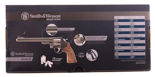 Umarex Smith & Wesson M29 Revolver 6mm BB Pistol Airsoft Gun, 8 3/8 Inch - image 6
