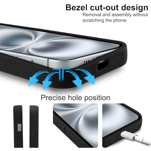 Coque iPhone 16 motif léopard noir, idée cadeau tendance