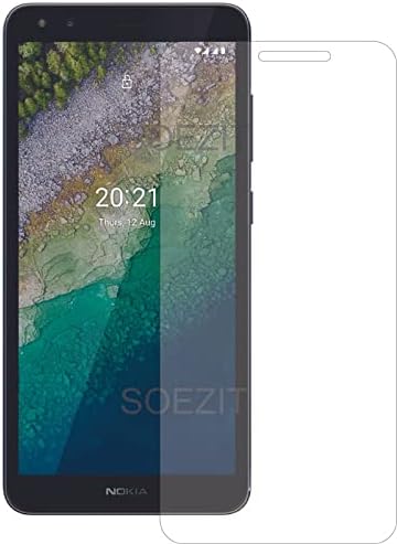 Cassby Scratch Proof Tempered Glass for Nokia C01 Plus (Transparent) Edge to Edge with Easy Installation Kit