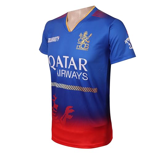 KD Cricket IPL Jersey Supporter Jersey T-Shirt 2024/25 MI, CSK, RCB,KKR,RR,KXIP,SRH,GT,LSG and DC