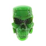  Kreepsville 666 Brosche GREEN MONSTER SKULL BROOCH