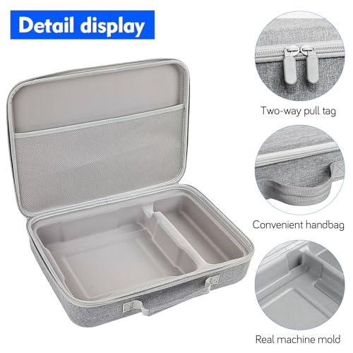 Aromaticaerope Hartschalen-Organizer für Ecovacs Mini-Fensterreinigungsroboter, Eva Material, für Ecovacs Winbot Mini Zubehör, Unterteilt, für die Aufbewahrung von Maschinen und Kabeln