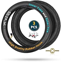 14x2.125 Tire for Ebike | 14x2.125 Bike Tube for Electric Bike | 14 2.125 Tire Ebike and Tube Set | Anti-Slip Wear-Resistant Easy to Install