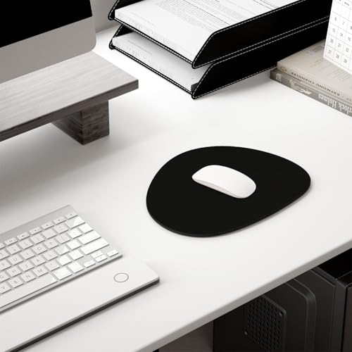 Alfombrilla de mouse negra pequeña Hsurbtra para computadora de oficina e impermeable 7