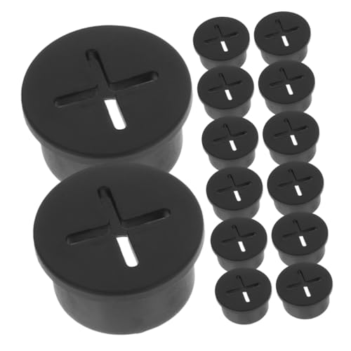 NAMOARLY Stylish Desk Grommets 20 Pack Waterproof Wire Grommet Cable Cord Organizer Flexible Hole Cover