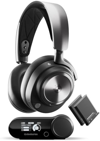SteelSeries Arctis Nova Pro Wireless Xbox - Multi-System Gaming Headset (Xbox & PC / Switch + Bluetooth) - Unlimited Battery Life; 2 Hot-Swap Batteries - Active Noise Cancellation - ClearCast Gen2 Mic