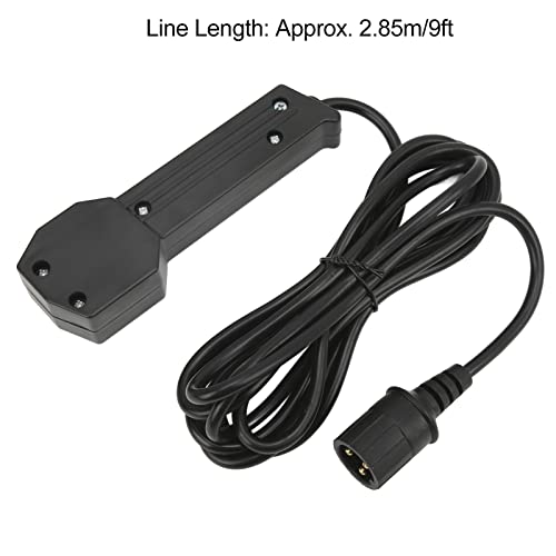 3-polige Winden-Fernbedienung, Weiblicher Stecker, Ödland-Winde, Kunststoff, 12 V, Handwinde, Fernbedienung mit 9 Fuß Kabel, Elektrisch, Manuell, Wasserdicht für Atv Utv