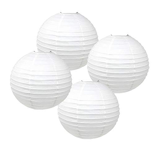 Just Artifacts White Paper Lanterns Set of Four #TOP11