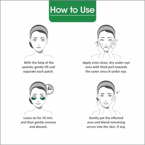 Image of Hydra Eye Serum Patch Alovera| Treats Dark Circles, Fine Lines And Wrinkles | Enriched With Collagen Extract | Shade -Alovera, Pack of 60 Patches (30 pairs)