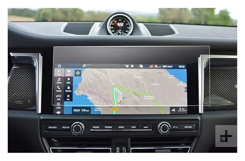 Protecteur d'écran de navigation en verre trempé pour Porsche Macan 2019-2022