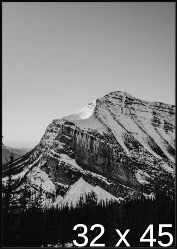 Frame It Easy 32 x 45 Gloss Black Metal Frame (Ashford)