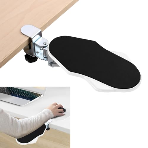Yiomxhi Reposabrazos Ergonómico para Escritorio 180° Rotación Reposamuñecas para Ordenador Soporte