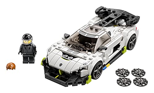Speed Champions Koenigsegg Jesko, Auto Sportiva con Minifigure del Pilota, Macchina Giocattolo per Bambini 76900 - Lego - Immagine 2