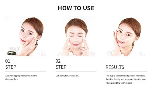 MIZON Peptide Ampoule Face Cream with Adenosine Lavander Oil Fine Line Treatment Moisturizing Elastin Boost Korean Skincare (1.69 fl oz) - Image 8