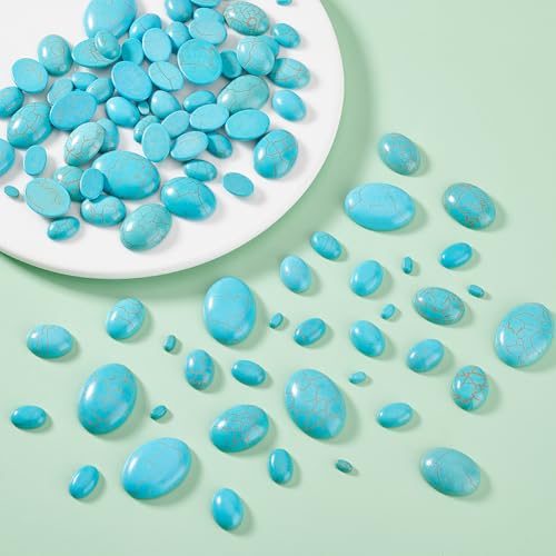 Cabochons turquoise de qualité pour création de bijoux raffinés - 4