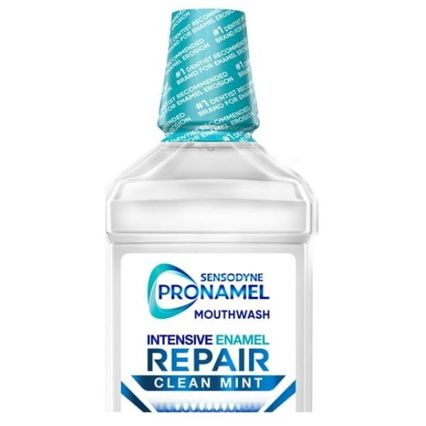 Pro-namel Intensive Enamel Repair Mouthwash to Help Actively Repair Enamel and Protect Against Cavities, Clean Mint, 16.9 Fl Oz, for Adults (Pack of 1)