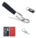 Mehr Keychain - Leather Detachable Key Ring Holder, Valet Key Chain for Cars KC8 (Black)