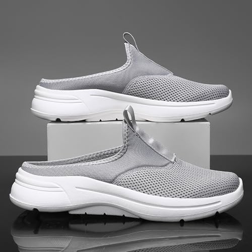 Men's Breathable Slip-On Sneakers Lightweight Casual Walking Shoes with Air-Cooled Foam for Summer Comfort2