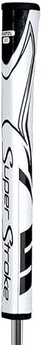 SuperStroke Zenergy Pistol Tour Golf Putter Grip with No Taper Enhanced SPYNE Technology, New Multi-Zone Texturing and Tech-Port