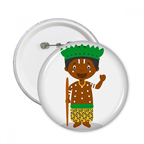 Badge Bouton Pins motif Congo sauvage XL : l'idée cadeau vêtement et décoration originale