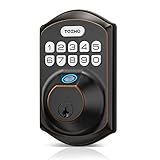 Fingerprint Door Lock - TEEHO TE002 Keyless Entry Door Lock Deadbolt - Electronic Door Lock with Key