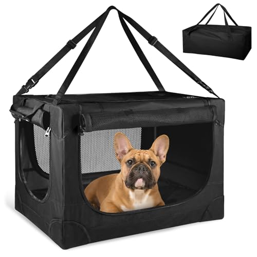 Crazydeer Soft Small Dog Crate - 24 inch Portable Travel