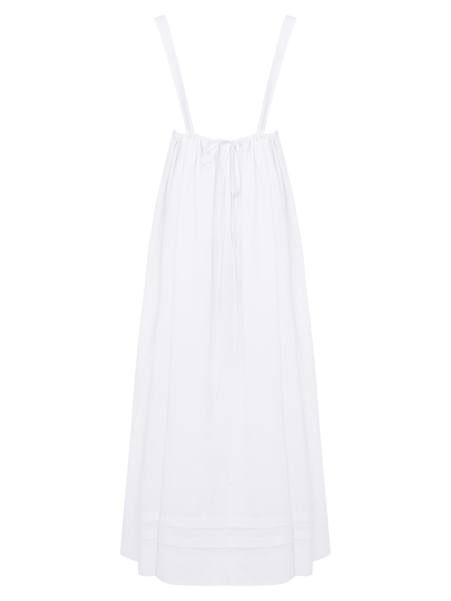 Alvivi Damska spódnica maxi, średniowieczna sukienka kostiumowa w stylu vintage, retro, długość do ziemi, sukienka do spania, sukienka ciążowa, odzież na imprezę, kostium historyczny