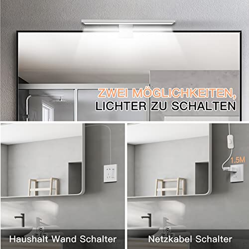 LED Spiegelleuchte Hommie 30 cm mit Schalter 5W 4000K für Badezimmer
