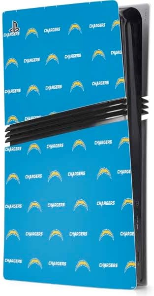Skinit Decal Gaming Skin Compatible with PS5 Pro Console - Officially Licensed NFL Los Angeles Chargers Team Jersey Design