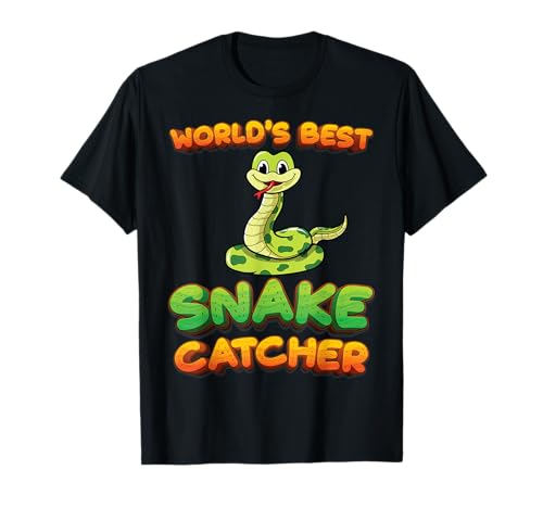 Worlds Best Snake Catcher Snake Hunter Pit Viper Snake Lover Maglietta