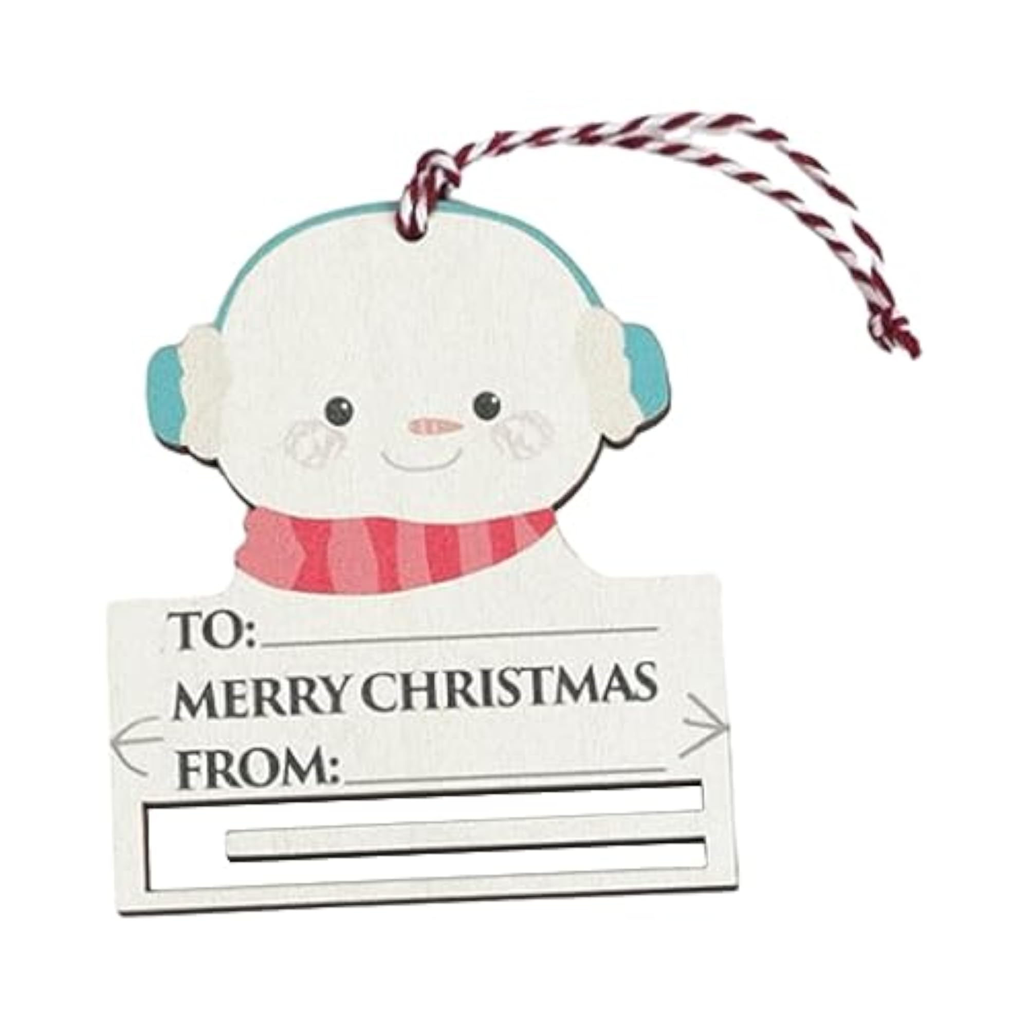 Christmas Money Holder with Snowman Design