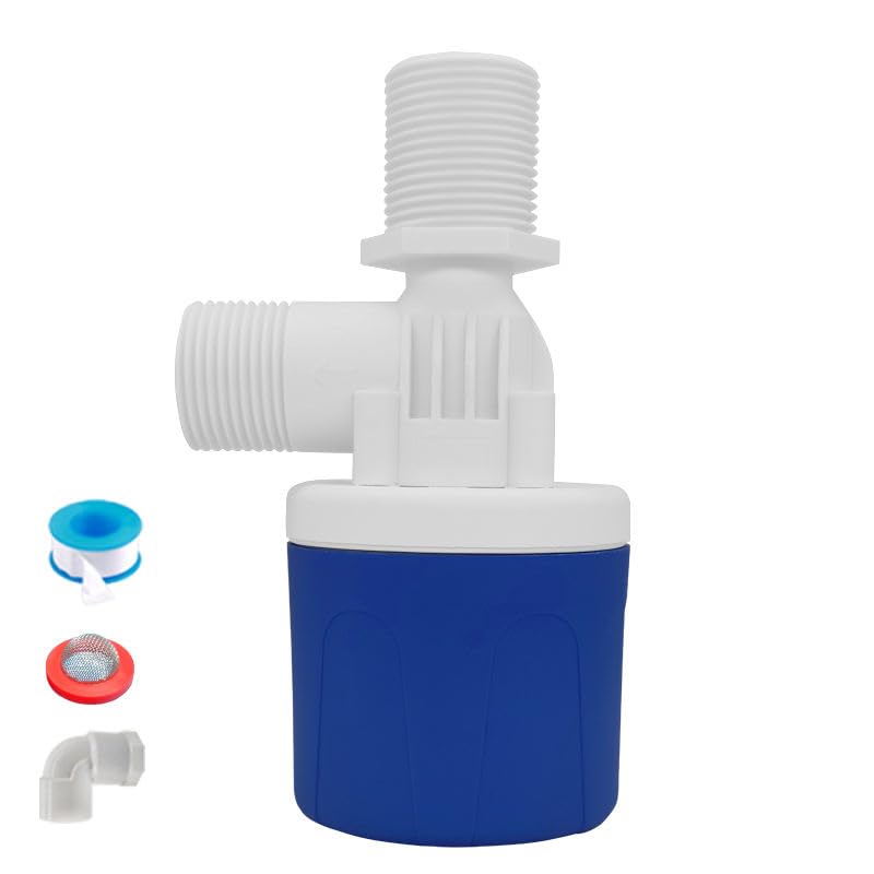 Compact PVC Float Valve | Automatic Water Level Control, Durable Nylon Body, PVC Float Valve for Tanks, Cisterns, Aquariums etc. | Space-Saving | (3/4", Vertical, Optimal)-picture-32