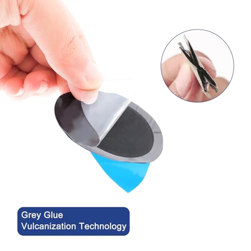 Image of Windance Tire Repair Patch 80pcs 58mm Round Rubber Puncrture Repair Cold Patch Tubless Patches for Auto Tire Damage Fast Repair