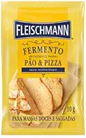 Fermento Biológico Pão e Pizza Seco Fleischmann 10g