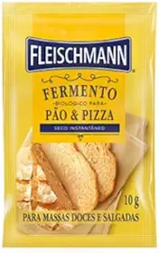 Fermento Biológico Pão e Pizza Seco Fleischmann 10g
