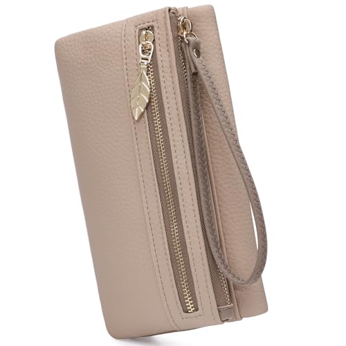 Portefeuille en cuir synthétique pour femme idéal pour le shopping et les sorties