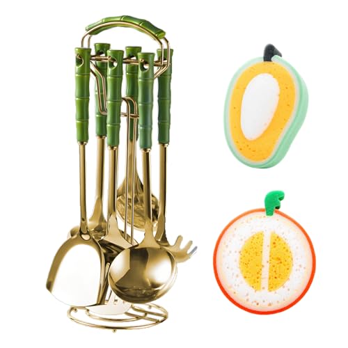 KEJJRIUTN 9 Piece Kitchen Utensil Set, Kitchen Accessories for Cooking, ...