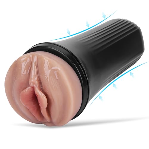 7.9 Deep Handheld squeezable Pocket Vagina Male Masturbation Lifelike Texture Vagina Vagina Male Masturbation Cup Plump and Soft Flesh Light Masturbation Stroking Man Sex Toy