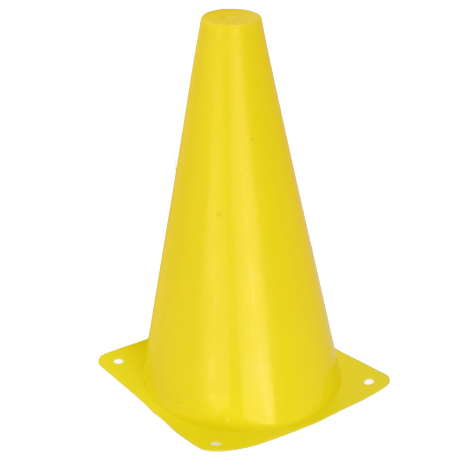 10 Sztuk Zestaw Szyszek Piłkarskich 23cm Boisko Sportowe Znaczniki Stożkowe Treningowe Stożki Drogowe Bariera żółta do Deskorolek Piłkarskich